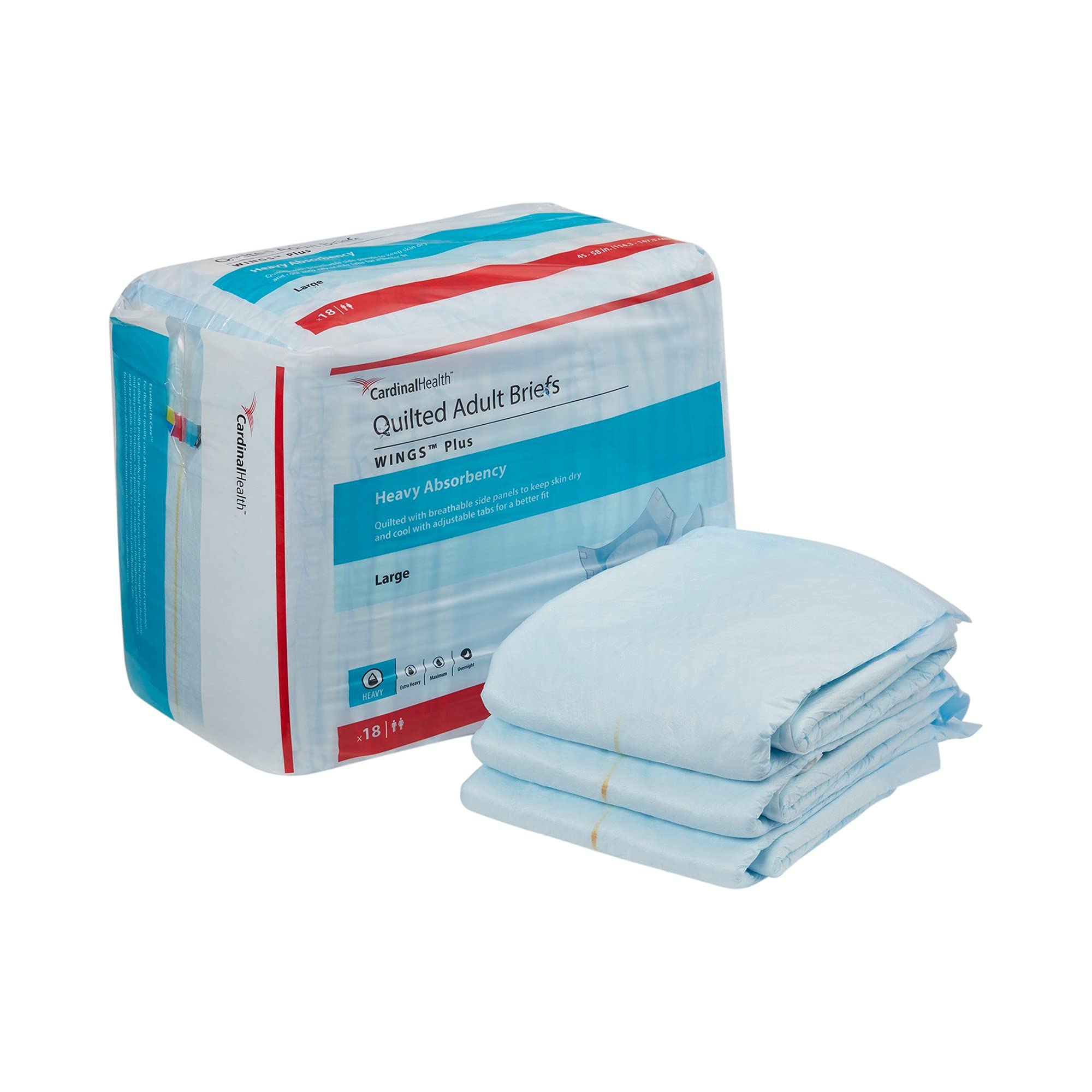 Amazon.com: Wings Plus Quilted Briefs : Health & Household